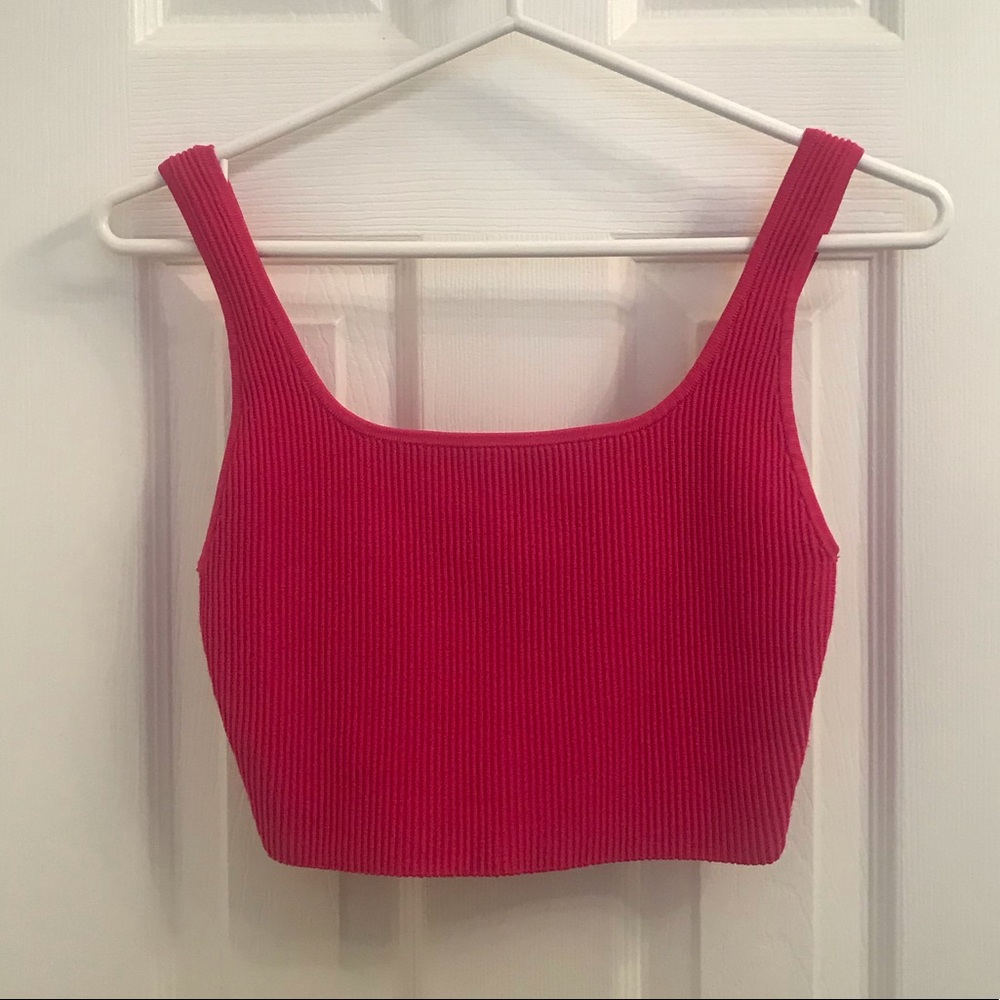 Babaton Knit Cropped Tank